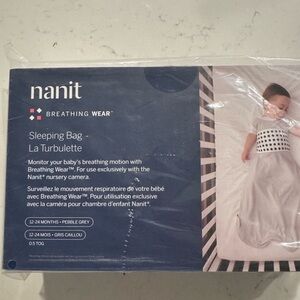 Nanit Breathing Wear Sleeping Bag - Pebble Grey